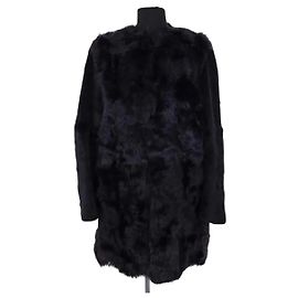 Maje Manteau noir Noir