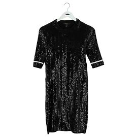 Louis Vuitton Black Sequins Dress Black