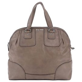 Bolso Boston Miu Miu de piel rosa Rosa
