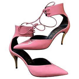 Gucci Priscilla Décolleté in pelle rosa con cinturino Rosa