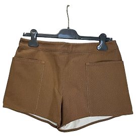 Max Mara Brown Cotton Shorts Brown