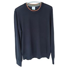Paul Smith Pullover aus Merinowolle in Marineblau Marineblau