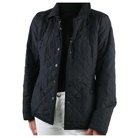 Salvatore Ferragamo Quilted Jacket Nylon Black Black