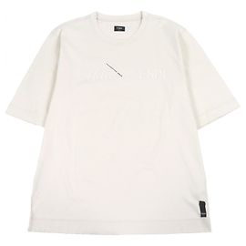 Camiseta de algodón Fendi Beige Crudo