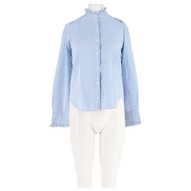 Autre Marque Camisa de algodão azul Azul