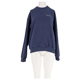 Autre Marque Sweatshirt SPORTY & RICH en coton bleu marine Bleu Marine