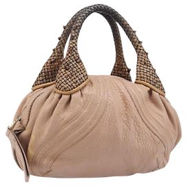 FENDI Spy Bag Sac à Main Cuir Rose Ton Or 8BL078 Autre