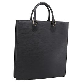 LOUIS VUITTON Epi Sac Plat Sac à Main Noir M59082 LV Autre