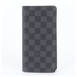 Louis Vuitton Damier Graphite Portefeuille Brazza Long Wallet Other