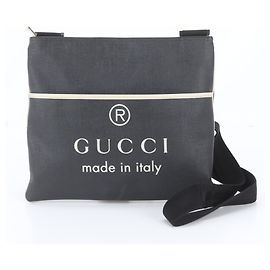 Gucci 162904 Schultertasche aus Leder Schwarz