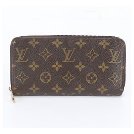 Louis Vuitton Monogram Zippy Wallet Brown