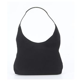 Gucci Schultertasche aus schwarzem Leder Schwarz