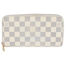 Portafoglio Zippy Louis Vuitton Damier Azur Blu