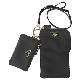 Custodia per telefono Prada Re-Nylon Nero