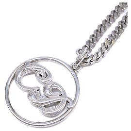 Colar Christian Dior DIOR 925 Kenny Scharf CD Logo Prata