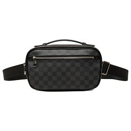 Louis Vuitton Black Damier Graphite Ambler Black