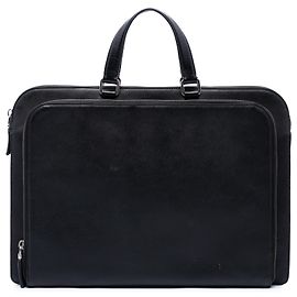 Sac Business Prada en Saffiano Noir Noir