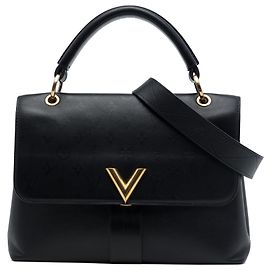Louis Vuitton Black Monogram Very One Handle Schwarz