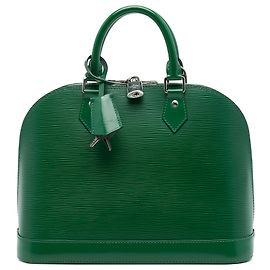 Louis Vuitton Green Epi Alma PM Verde
