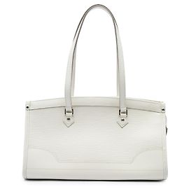 Louis Vuitton White Epi Madeleine PM Blanc Écru