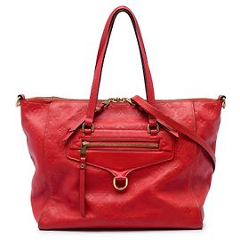 Louis Vuitton Red Monogram Empreinte Lumineuse PM Rosso