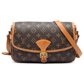 Louis Vuitton Brown Monogram Sologne Marrom