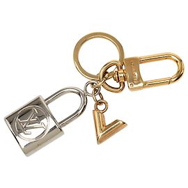Louis Vuitton Gold Plated and Brass Kaleido V Bag Charm and Key Holder Doré