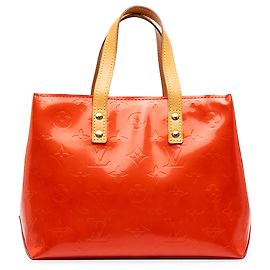 Louis Vuitton Red Monogram Vernis Reade PM Rouge