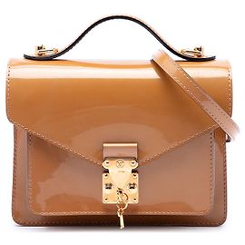 Louis Vuitton Beige Monogram Vernis Monceau BB Bege