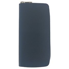 Cartera Vertical Zippy Louis Vuitton en cuero Taurillon Azul