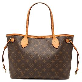 Bolso Louis Vuitton Neverfull PM Tote Castaño