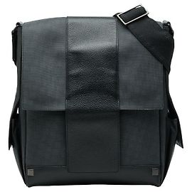 Alfred Dunhill Bolso de hombro Dunhill de PVC y cuero Negro
