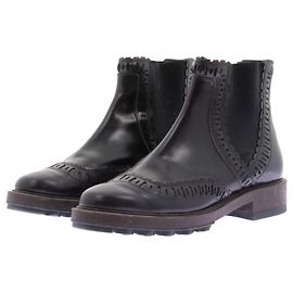 Tod's Leather Boots Navy Blue Navy blue