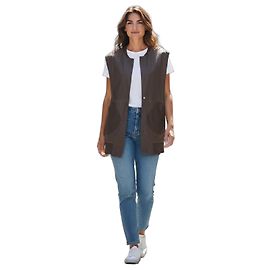 Autre Marque Giorgio Brato WLG Perforated Leather Vest - Taupe Grey Taupe