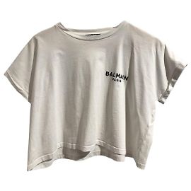 Top Balmain blanc T.M Blanc