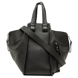 Bolso LOEWE Small Hammock de piel negro Negro