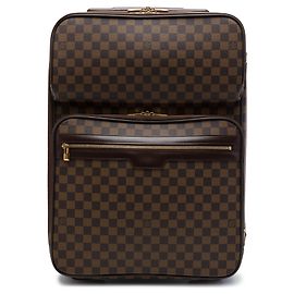 Borsa da viaggio Louis Vuitton Damier Ebene Pegase Legere Business 55 Marrone Marrone