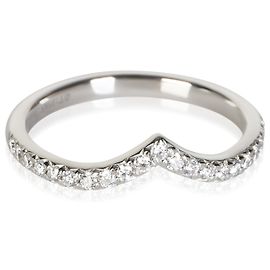 Tiffany & Co. Anillo Soleste V Band de platino y diamantes Otro