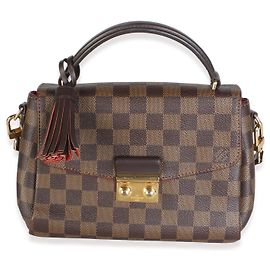 Louis Vuitton Damier Ebene Canvas Croisette Marrom