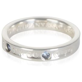 Tiffany & Co. Sterling Silver Sapphire 1837 Ring Other