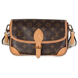 Louis Vuitton Black Monogram Canvas Diane PM Braun