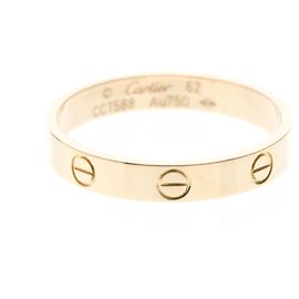 Cartier Mini Love Band Ring in Roségold Golden