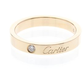 Alianza C de Cartier en oro rosa Dorado