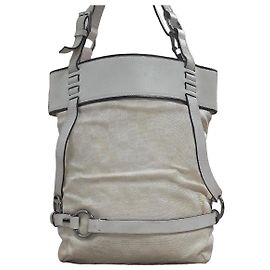 Gucci Abbey Handtasche Monogramm Canvas Beige Creme