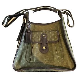 Louis Vuitton Reporter PM Bolsa de Ombro Monogram Canvas Marrom Verde