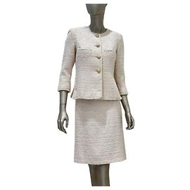 Completo gonna in tweed Chanel Primavera 2010 - FR 40 usato Altro