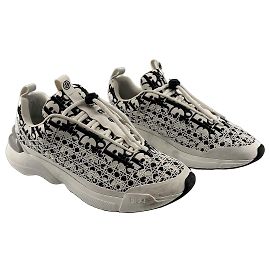 Dior B24 — Oblique Cannage Sneakers, T.41.5 Black White