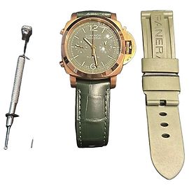 Panerai Luminor — Flyback Or Rose, Éd. Cricket 58/77 Marrone D'oro Verde