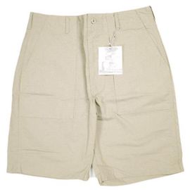 Autre Marque Engineered Garments Fatigue Short Cotton Ripstop Shorts Beige Khaki