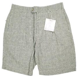 Autre Marque Engineered Garments Sunset Short Shorts de algodão e linho Marrom